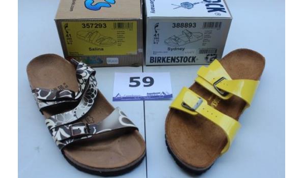 2 paar div sandalen BIRKENSTOCK en BIRKI